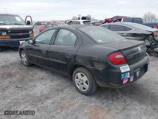 2005 Dodge Neon SE with VIN 1B3ES26C85D188331, listed as a IAAI auction lot 41462163 with 185,731 mi miles. Bid and sale history available at carsss.com. Image 3.