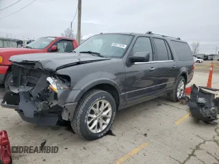 2016 Ford Expedition Max Limited z VIN 1FMJK2AT0GEF14541, wystawiony jako Copart lot #85571524 z przebiegiem 74 536 mil mil oraz Szkoda całkowita • Salvage title. Historia ofert i sprzedaży dostępna na DreamBid. Obrazek 1.