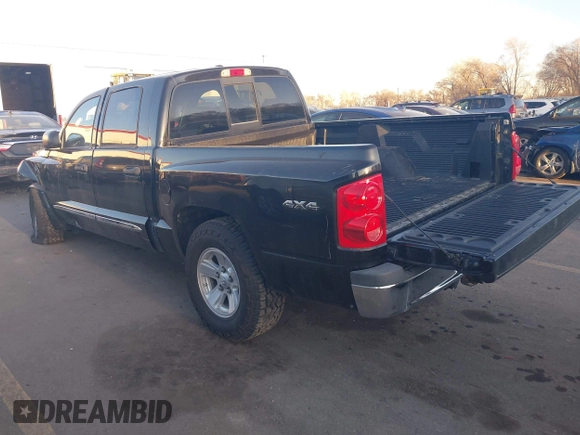 2008 Dodge Dakota Laramie with VIN 1D7HW58N18S593890, listed as a IAAI auction lot 41762135 with 109,669 mi miles. Bid and sale history available at carsss.com. Image 3.