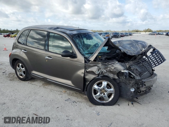 2001 Chrysler PT Cruiser with VIN 3C8FY4BB61T619200, listed as a Copart auction lot 45840425 with 109,868 mi miles and Salvage title. Bid and sale history available at DreamBid. Image 4.