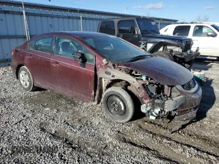 2015 Honda Civic Sedan LX with VIN 19XFB2F54FE041024, listed as a Copart auction lot 48108275 with 117,243 mi miles and Salvage Title. Bid and sale history available at carsss.com. Image 4.