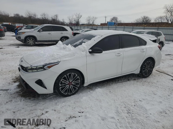 2024 Kia Forte GT with VIN 3KPF44AC9RE717922, listed as a Copart auction lot 45306915 with 16,472 mi miles and Salvage Title. Bid and sale history available at carsss.com. Image 1.