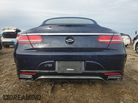 2020 Mercedes-Benz S with VIN W1KXK8DB7LA050420, listed as a Copart auction lot 80729474 with 24,044 mi miles and Salvage Title. Bid and sale history available at DreamBid. Image 6.