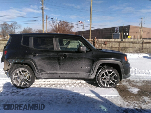 2021 Jeep Renegade Jeepster with VIN ZACNJDAB0MPN22313, listed as a IAAI auction lot 41072265 with 26,038 mi miles and . Bid and sale history available at DreamBid. Image 13.