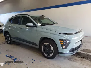 2024 Hyundai Kona SEL with VIN KM8HC3A62RU005782, listed as a Copart auction lot 76996344 with 2,974 mi miles and Salvage Title. Bid and sale history available at DreamBid. Image 4.