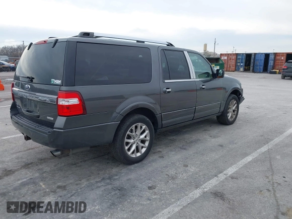 2015 Ford Expedition Max Limited with VIN 1FMJK2ATXFEF31880, listed as a IAAI auction lot 41206492 with 188,699 mi miles and . Bid and sale history available at DreamBid. Image 4.