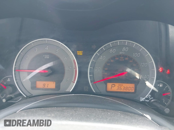 2010 Toyota Corolla with VIN 2T1BU4EE2AC431102, listed as a IAAI auction lot 42075817 with 363,800 mi miles and . Bid and sale history available at DreamBid. Image 7.
