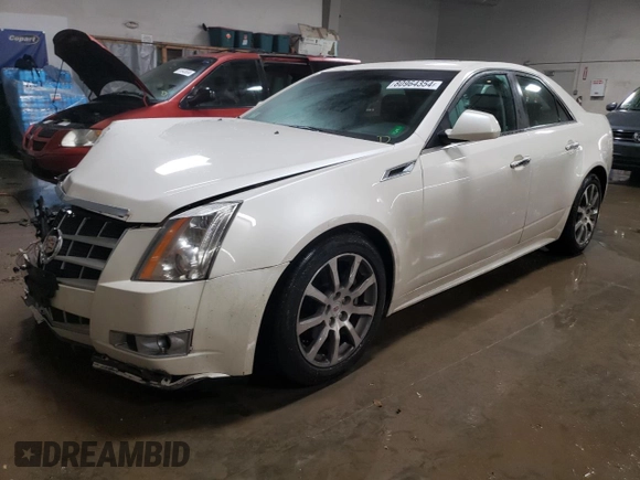 2011 Cadillac CTS with VIN 1G6D25ED4B0139929, listed as a Copart auction lot 80964354 with 96,217 mi miles and Salvage Title. Bid and sale history available at DreamBid. Image 1.