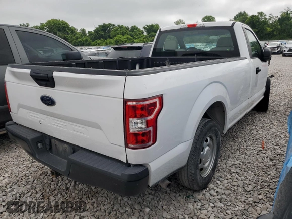 2018 Ford F-150 XL with VIN 1FTMF1CB2JKG04321, listed as a Copart auction lot 55343365 with 126,997 mi miles and Salvage title. Bid and sale history available at DreamBid. Image 3.