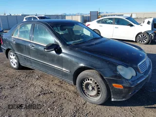 2003 Mercedes-Benz C 2.6L with VIN WDBRF61J83A514787, listed as a IAAI auction lot 41282766 with Not Provided miles. Bid and sale history available at carsss.com. Image 1.