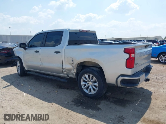 2020 Chevrolet Silverado 1500 Custom with VIN 3GCPWBEH6LG340504, listed as a IAAI auction lot 40007894 with 49,725 mi miles. Bid and sale history available at carsss.com. Image 3.