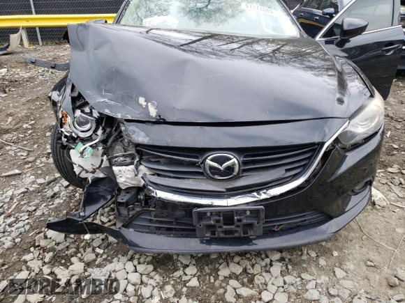 2015 Mazda 6 i Grand Touring with VIN JM1GJ1W56F1188367, listed as a Copart auction lot 51311085 with 98,648 mi miles and Salvage Title. Bid and sale history available at DreamBid. Image 11.