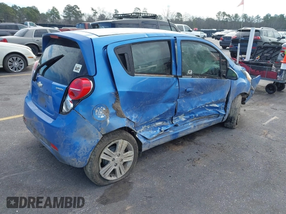 2015 Chevrolet Spark LS with VIN KL8CB6S98FC714433, listed as a IAAI auction lot 41640429 with 68,426 mi miles and . Bid and sale history available at DreamBid. Image 4.