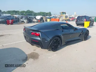 2019 Chevrolet Corvette Grand Sport 1LT with VIN 1G1YW2D7XK5116017, listed as a IAAI auction lot 42396501 with 34,034 mi miles and . Bid and sale history available at DreamBid. Image 4.
