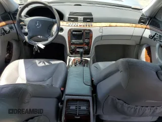 2000 Mercedes-Benz S 320/430/500 with VIN WDBNG75J4YA041795, listed as a Copart auction lot 62033745 with Not provided miles and Salvage title. Bid and sale history available at DreamBid. Image 8.