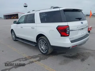 2024 Ford Expedition Max Limited with VIN 1FMJK2A86REA11045, listed as a IAAI auction lot 42513379 with 38,515 mi miles and . Bid and sale history available at DreamBid. Image 3.