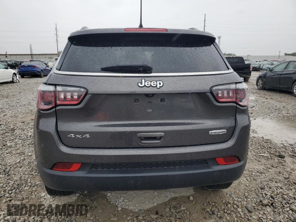 2020 Jeep Compass Latitude with VIN 3C4NJDBB7LT234491, listed as a Copart auction lot 73374084 with 23,527 mi miles and Salvage Title. Bid and sale history available at DreamBid. Image 6.
