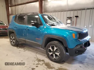 2022 Jeep Renegade Trailhawk with VIN ZACNJDC15NPN80147, listed as a Copart auction lot 87847065 with 52,037 mi miles and Salvage Title. Bid and sale history available at DreamBid. Image 4.