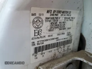 2012 Ford F-350 Platinum z VIN 1FT7W3B61CEB01488, wystawiony jako Copart lot #57675365 z przebiegiem 450 605 mil mil oraz Szkoda całkowita • Salvage title. Historia ofert i sprzedaży dostępna na DreamBid. Obrazek 12.