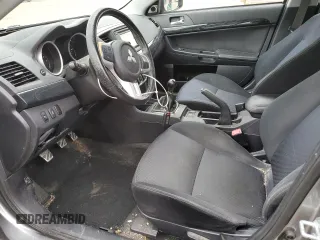 2015 Mitsubishi Lancer Evolution GSR with VIN JA32W8FV7FU020562, listed as a Copart auction lot 46608624 with 147,736 mi miles and Salvage Title. Bid and sale history available at carsss.com. Image 7.