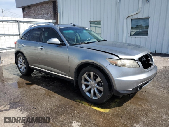 2008 Infiniti FX z VIN JNRAS08U08X102116, wystawiony jako Copart lot #56519735 z przebiegiem 217 516 mil mil oraz Szkoda całkowita • Salvage title. Historia ofert i sprzedaży dostępna na DreamBid. Obrazek 4.