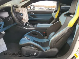 2021 BMW M4 Competition with VIN WBS33AZ0XMCG66070, listed as a Copart auction lot 78260074 with 13,518 mi miles and Salvage Title. Bid and sale history available at carsss.com. Image 7.