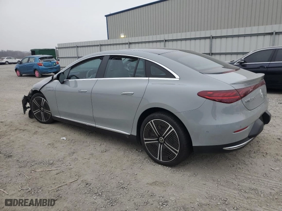 2023 Mercedes-Benz EQE with VIN W1KEG2BB1PF038572, listed as a Copart auction lot 86870744 with 0 mi miles and Salvage Title. Bid and sale history available at carsss.com. Image 2.