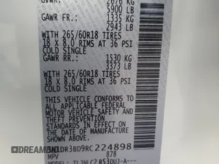 2024 Nissan Pathfinder Rock Creek z VIN 5N1DR3BD9RC224898, wystawiony jako Copart lot #50728265 z przebiegiem 13 765 mil mil oraz Szkoda całkowita • Salvage title. Historia ofert i sprzedaży dostępna na DreamBid. Obrazek 13.
