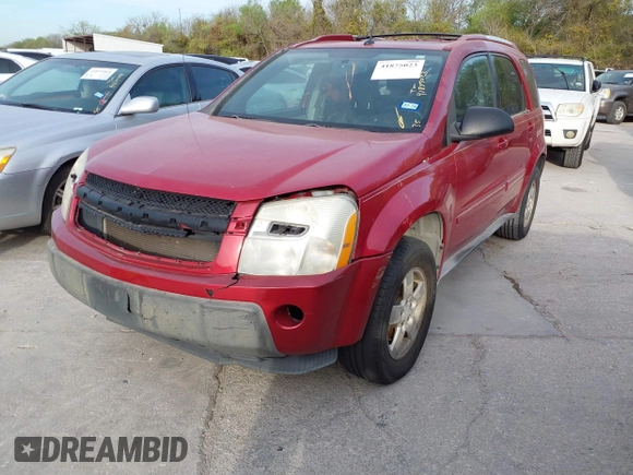 2005 Chevrolet Equinox LT with VIN 2CNDL63FX56119678, listed as a IAAI auction lot 41875023 with 182,378 mi miles. Bid and sale history available at carsss.com. Image 2.