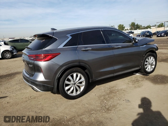 2019 Infiniti QX50 LUXE with VIN 3PCAJ5M16KF120455, listed as a Copart auction lot 37253903 with 41,598 mi miles. Bid and sale history available at carsss.com. Image 3.