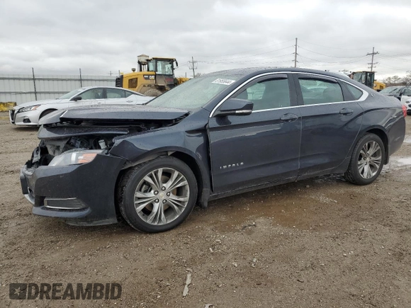 2014 Chevrolet Impala LT with VIN 2G1125S36E9309609, listed as a Copart auction lot 81955644 with 76,476 mi miles and Salvage Title. Bid and sale history available at DreamBid. Image 1.