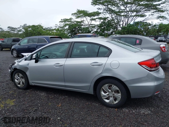 2013 Honda Civic LX with VIN 2HGFB2F50DH565533, listed as a IAAI auction lot 41774367 with 186,005 mi miles and . Bid and sale history available at DreamBid. Image 15.