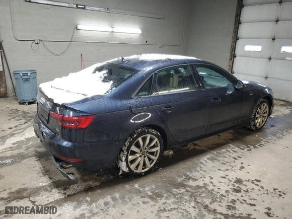 2017 Audi A4 Season of Audi ultra Premium with VIN WAUKMAF43HN056894, listed as a Copart auction lot 88409435 with 52,127 mi miles and Salvage Title. Bid and sale history available at carsss.com. Image 3.