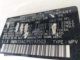 2023 Hyundai Kona SEL with VIN KM8K33AG7PU193503, listed as a IAAI auction lot 42791329 with 85,951 mi miles and . Bid and sale history available at DreamBid. Image 9.