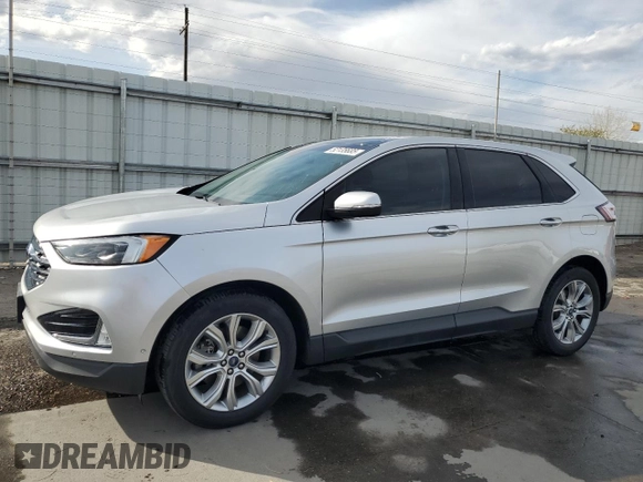 2019 Ford Edge Titanium with VIN 2FMPK4K95KBB56706, listed as a Copart auction lot 52135685 with 72,471 mi miles and Salvage Title. Bid and sale history available at carsss.com. Image 1.