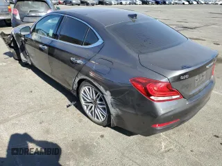2021 Genesis G70 2.0T with VIN KMTG34LA4MU077004, listed as a Copart auction lot 71836194 with 51,624 mi miles and Salvage Title. Bid and sale history available at DreamBid. Image 2.