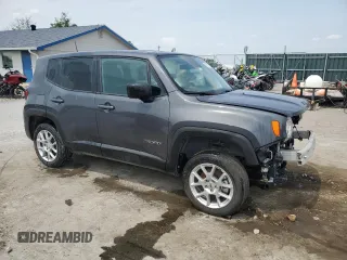 2023 Jeep Renegade Latitude with VIN ZACNJDB11PPP56048, listed as a Copart auction lot 59201435 with 17,974 mi miles and Salvage title. Bid and sale history available at DreamBid. Image 4.