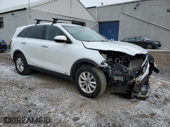 2019 Kia Sorento LX V6 with VIN 5XYPGDA53KG572916, listed as a Copart auction lot 46332115 with 93,941 mi miles and Salvage Title. Bid and sale history available at carsss.com. Image 4.
