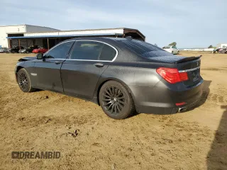 2012 BMW 7 Series 750Li with VIN WBAKB8C52CDW84794, listed as a Copart auction lot 49874315 with 118,725 mi miles and Salvage Title. Bid and sale history available at carsss.com. Image 2.