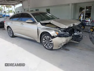 2019 Honda Accord EX-L with VIN 1HGCV3F59KA015906, listed as a IAAI auction lot 42493549 with 90,949 mi miles and . Bid and sale history available at DreamBid. Image 1.