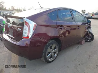 2013 Toyota Prius One with VIN JTDKN3DU5D5625589, listed as a IAAI auction lot 41527206 with 153,411 mi miles. Bid and sale history available at carsss.com. Image 4.
