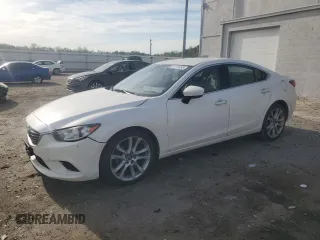 2017 Mazda 6 Touring with VIN JM1GL1V56H1151088, listed as a Copart auction lot 51741435 with 124,331 mi miles and Salvage Title. Bid and sale history available at carsss.com. Image 1.