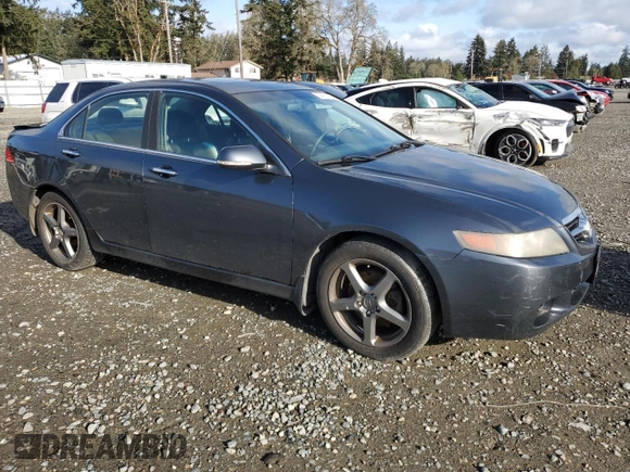 2004 Acura TSX with VIN JH4CL968X4C045374, listed as a Copart auction lot 50431295 with 0 mi miles and Salvage Title. Bid and sale history available at carsss.com. Image 4.