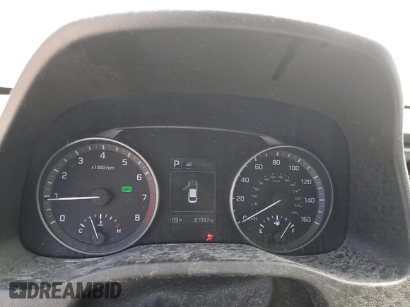 2018 Hyundai Elantra SEL with VIN 5NPD84LF9JH227287, listed as a Copart auction lot 52342855 with 81,687 mi miles and Salvage Title. Bid and sale history available at DreamBid. Image 9.