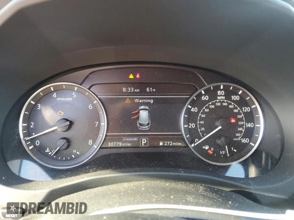 2022 Infiniti QX50 Pure with VIN 3PCAJ5AB2NF117098, listed as a Copart auction lot 83414574 with 30,779 mi miles and Salvage title. Bid and sale history available at DreamBid. Image 9.