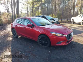 2018 Mazda 3 Touring z VIN 3MZBN1L38JM177719, wystawiony jako IAAI lot #41088605 z przebiegiem 85 277 mil mil oraz . Historia ofert i sprzedaży dostępna na DreamBid. Obrazek 1.