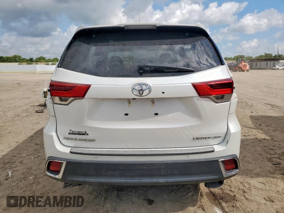 2019 Toyota Highlander Limited с VIN 5TDDZRFH7KS720789, выставлен на аукционе Copart как лот 62322695 с пробегом 51 095 миль миль и Списание • Salvage title. История ставок и продаж доступна на DreamBid. Изображение 6.
