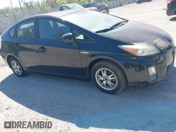 2010 Toyota Prius II with VIN JTDKN3DU9A0037557, listed as a IAAI auction lot 42137968 with 191,850 mi miles. Bid and sale history available at carsss.com. Image 1.