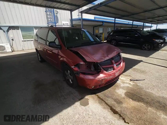 2005 Dodge Caravan SXT with VIN 2D4GP44L65R120861, listed as a Copart auction lot 57040565 with 244,971 mi miles and Salvage title. Bid and sale history available at DreamBid. Image 14.