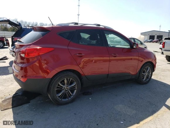 2015 Hyundai Tucson SE with VIN KM8JU3AG9FU046526, listed as a Copart auction lot 48550515 with 128,096 mi miles and Clean Title. Bid and sale history available at carsss.com. Image 3.